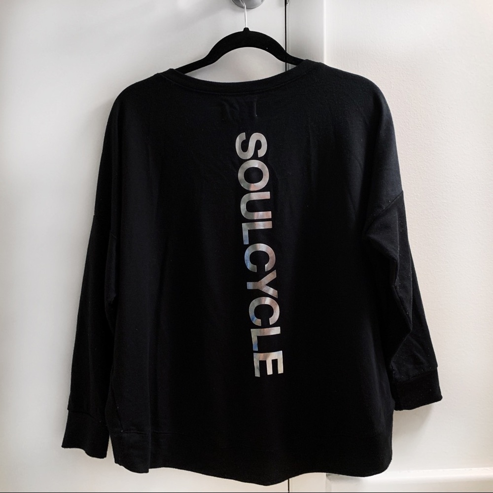 Black soulcycle sweater - small